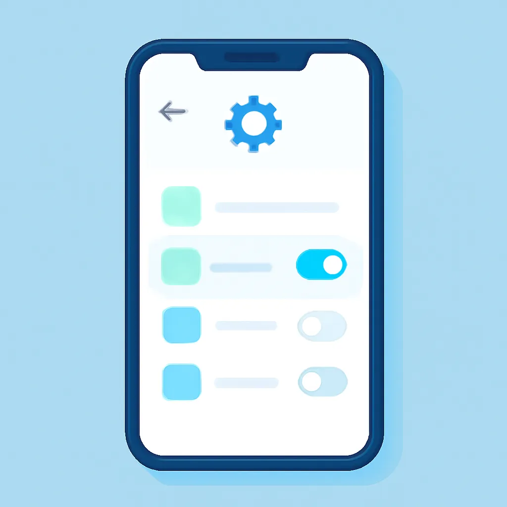 Tela de configurações do celular mostrando a lista de aplicativos com a opção de ativar um app